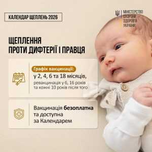 Щеплення проти дифтерії та правця